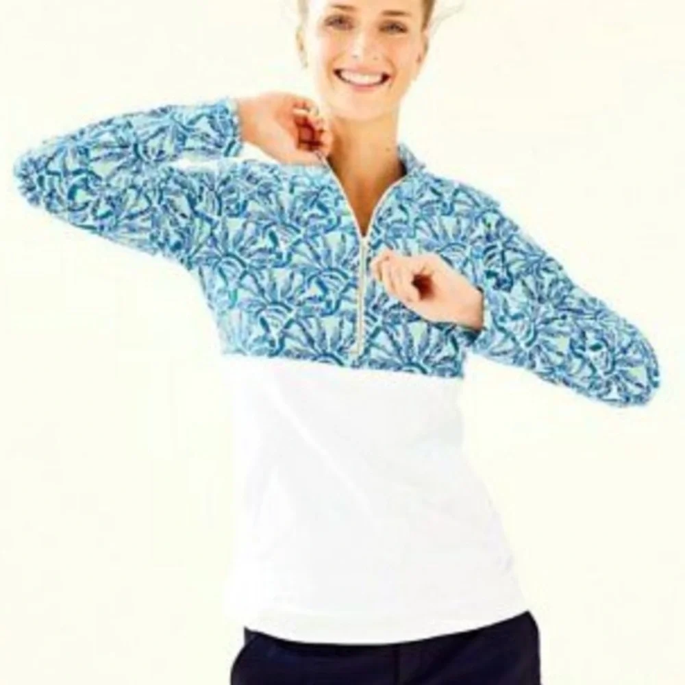 Lilly Pulitzer UPF 50+ Asher Popover - Picture 8 of 10